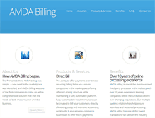 Tablet Screenshot of amdabilling.com